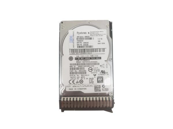 00NA302 - IBM 1.2TB 10000RPM SAS 12Gb/s Hot Swappable 2.5-Inch Hard Drive