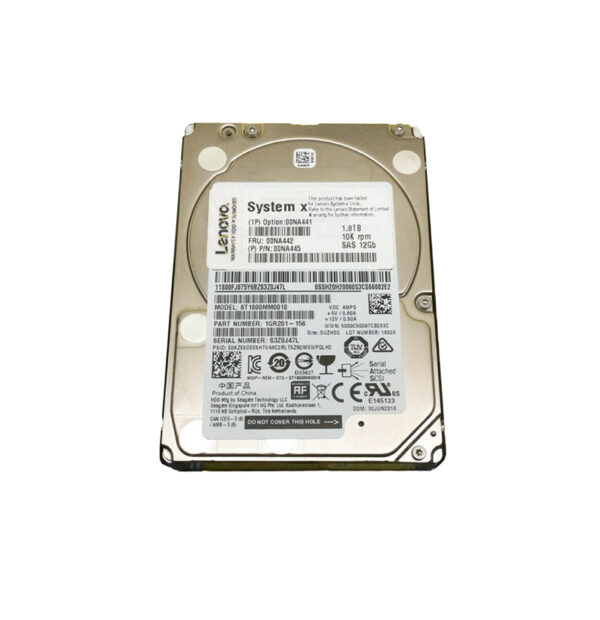 00NA441 - IBM 1.8TB 10000RPM SAS 6Gb/s Hot Swappable 2.5-Inch Hard Drive