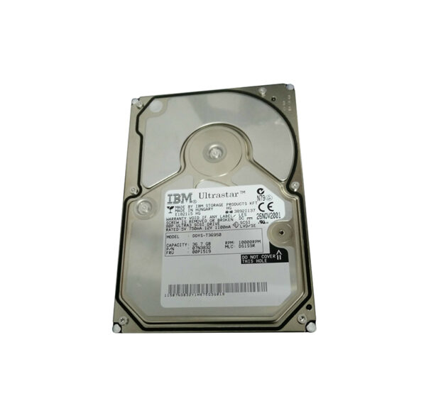 00P1519 - IBM 36.4GB 10000RPM Ultra160 SCSI 80-Pin 4MB Cache 3.5-Inch Hard Drive