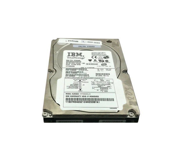 07K9454 - IBM 36.4GB 10000RPM Ultra160 SCSI 80-Pin 3.5-Inch Hard Drive