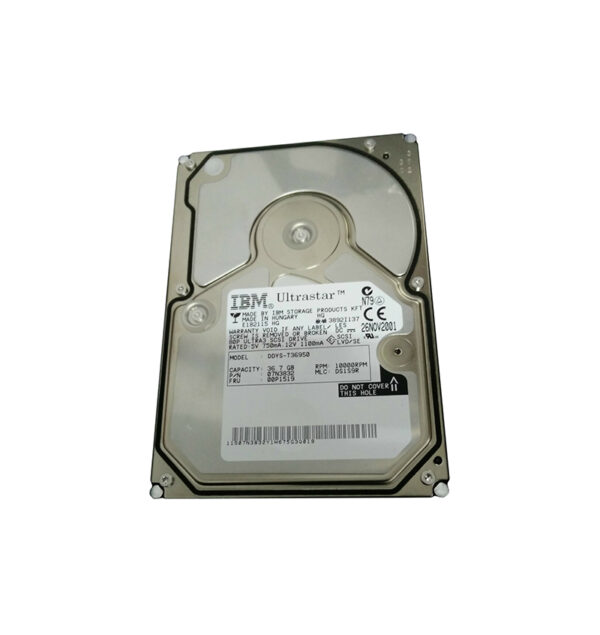 07N3832 - IBM 36.4GB 10000RPM Ultra160 SCSI 80-Pin 4MB Cache 3.5-Inch Hard Drive
