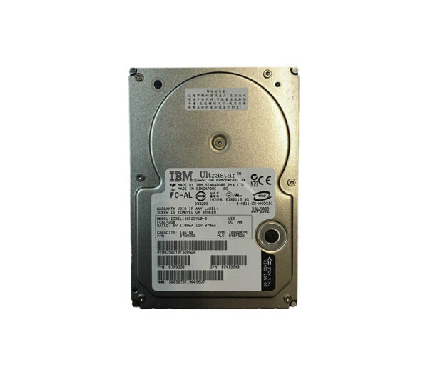 07N9350 - IBM 146.8GB 10000RPM Fibre Channel 2Gb/s 8MB Cache 3.5-Inch Hard Drive