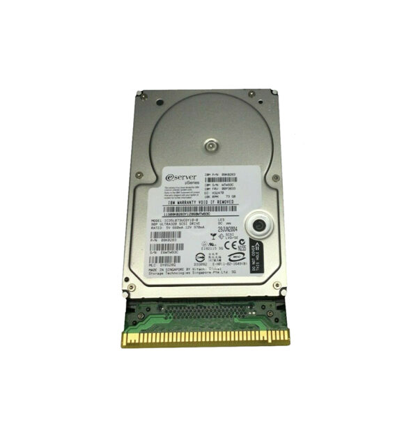08K0283 - IBM 73GB 10000RPM Ultra320 SCSI 80-Pin 8MB Cache 3.5-Inch Hard Drive