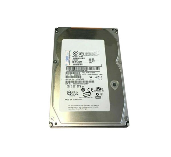 0B22156 - Hitachi Ultrastar 15K300 300GB 15000RPM SAS 3Gb/s 16MB Cache 3.5-Inch Hard Drive