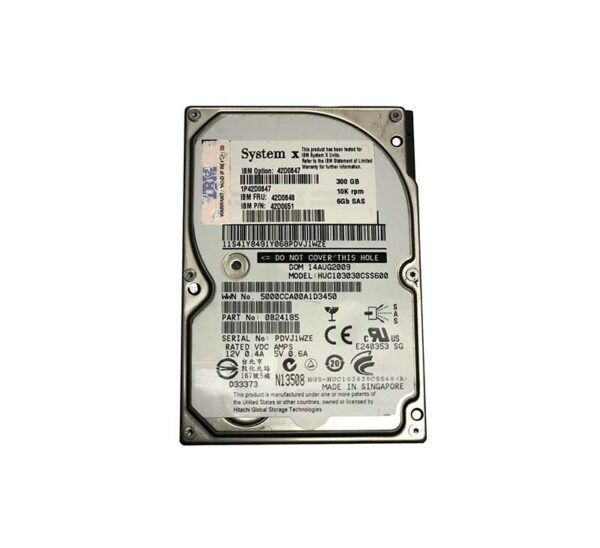 0B24185 - Hitachi Ultrastar C10K300 300GB 10000RPM SAS 6Gb/s 64MB Cache 2.5-Inch Hard Drive