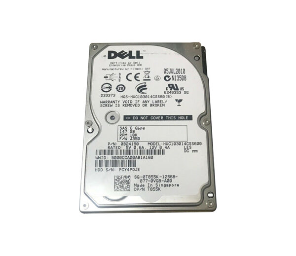 0B24190 - Hitachi Ultrastar C10K300 Series 147GB 10000RPM SAS 6Gb/s 64MB Cache 2.5-inch Hard Drive