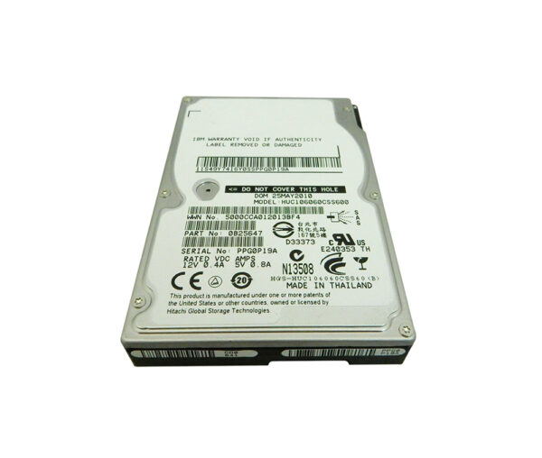 0B25647 - Hitachi Ultrastar C10K600 600GB 10000RPM SAS 6Gb/s 64MB Cache 2.5-Inch Hard Drive