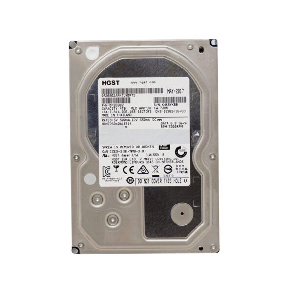 0F26902 - HGST Deskstar NAS 4TB 7200RPM SATA 6Gb/s 128MB Cache 3.5-Inch Hard Drive