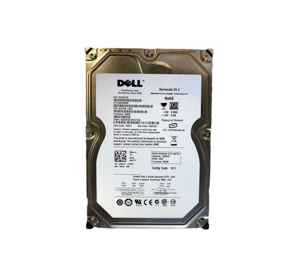 0G377T - Dell 1TB 7200RPM SATA 3Gb/s Hot-Pluggable 3.5-Inch Hard Drive with Tray for PowerEdge Servers