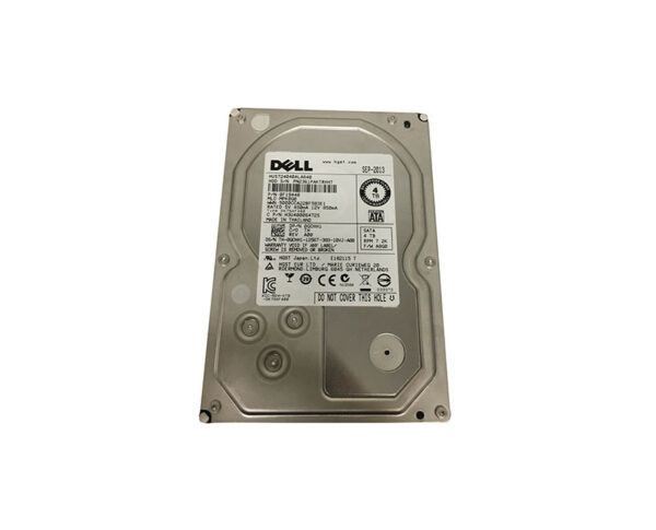 0GCHH1 - Dell 4TB 7200RPM SATA 6Gb/s Hot-Pluggable 64MB Cache (512n) 3.5-Inch Hard Drive with Tray for PowerEdge Server & PowerVault Storage Array