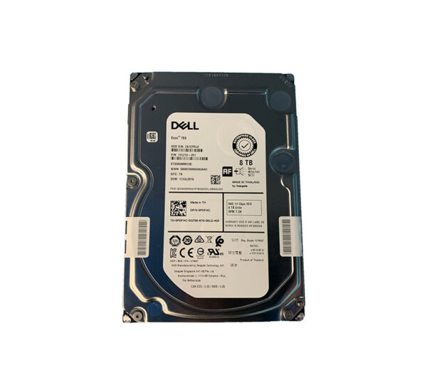 0PDFHC - Dell 8TB 7200RPM SAS 12Gb/s Hot-Pluggable 256MB Cache (SED) 3.5-Inch Nearline Hard Drive for PowerEdge & PowerVault Servers