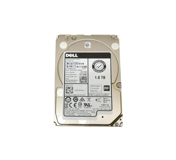 0RVDCJ - Dell 1.8TB 10000RPM SAS 12Gb/s Hot-Pluggable 128MB Cache (512e) 2.5-Inch Hard Drive with Tray for PowerEdge Servers