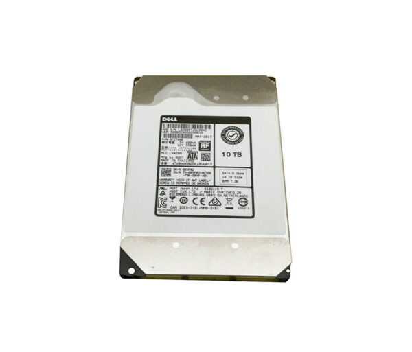 0RVFR2 - Dell 10TB 7200RPM SATA 6Gb/s Hot-Pluggable 128MB Cache (512e) 3.5-Inch Nearline Hard Drive with Tray for PowerEdge Server & PowerVault Storage Array