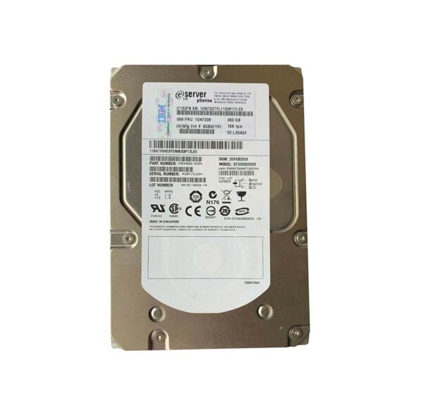 10N7208 - IBM 300GB 15000RPM SAS 3Gb/s 3.5-Inch LFF Hard Drive