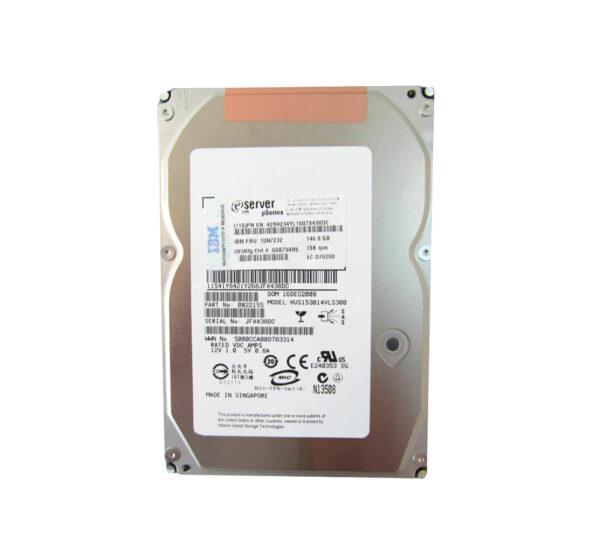 10N7232 - IBM 146GB 15000RPM SAS 3Gb/s Hot Swappable 16MB Cache 3.5-Inch Hard Drive