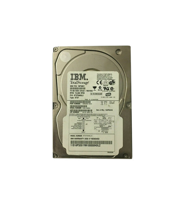 18P3261 - IBM 73.4GB 10000RPM Ultra160 SCSI 80-Pin 3.5-Inch Hard Drive