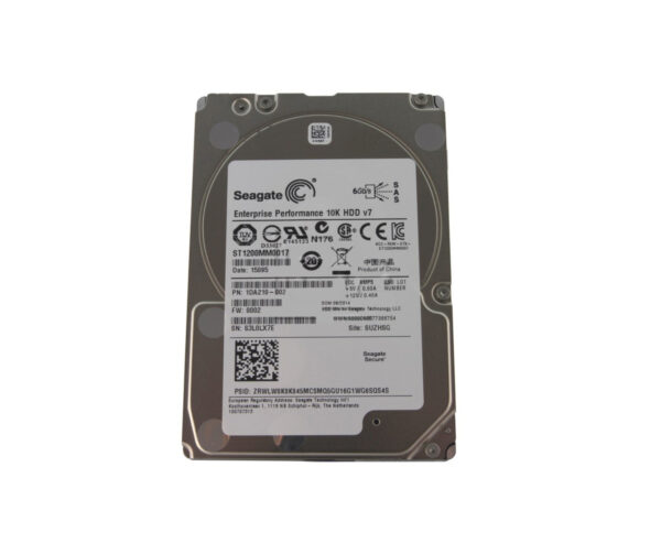 1DA210-002 - Seagate Enterprise Performance 10K.7 1.2TB 10000RPM SAS 6Gb/s 64MB Cache (SED) (CE) 2.5-Inch Hard Drive