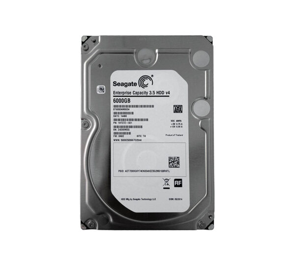 1HT27Z-001 - Seagate Enterprise Capacity V.4 6TB 7200RPM SAS 6Gb/s 128MB Cache (512e) 3.5-Inch Hard Drive
