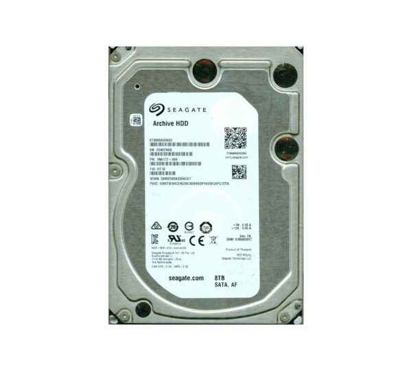 1NA17Z-569 - Seagate Archive 8TB 5900RPM SATA 6Gb/s NCQ 128MB Cache (512e) (RoHS) 3.5-Inch Hard Drive
