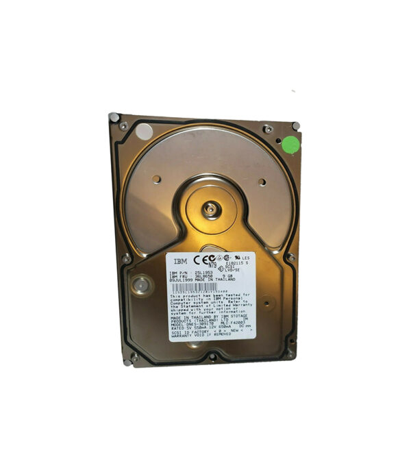 25L1953 - IBM Ultrastar 18ES 9.1GB 7200RPM Ultra2 Wide SCSI 80-Pin 2MB Cache 3.5-Inch Hard Drive