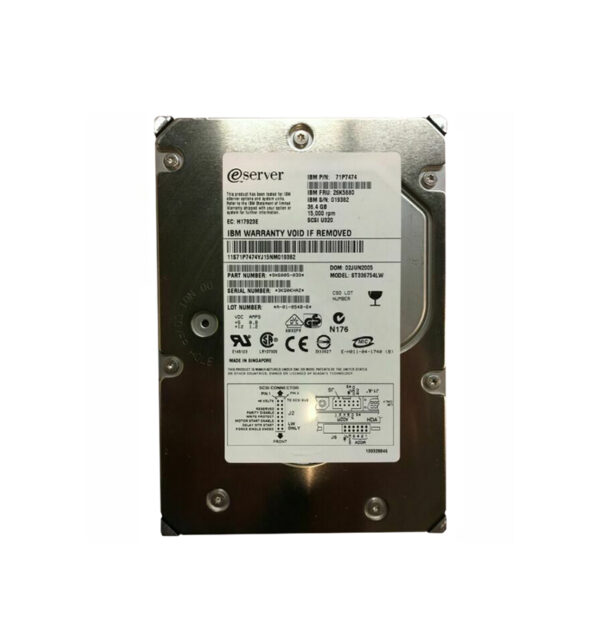26K5680 - IBM 36GB 15000RPM Ultra320 SCSI 68-Pin 3.5-Inch Hard Drive