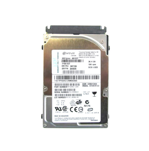 26K5835 - IBM 36.7GB 10000RPM Ultra320 SCSI 80-Pin 8MB Cache 2.5-Inch Hard Drive