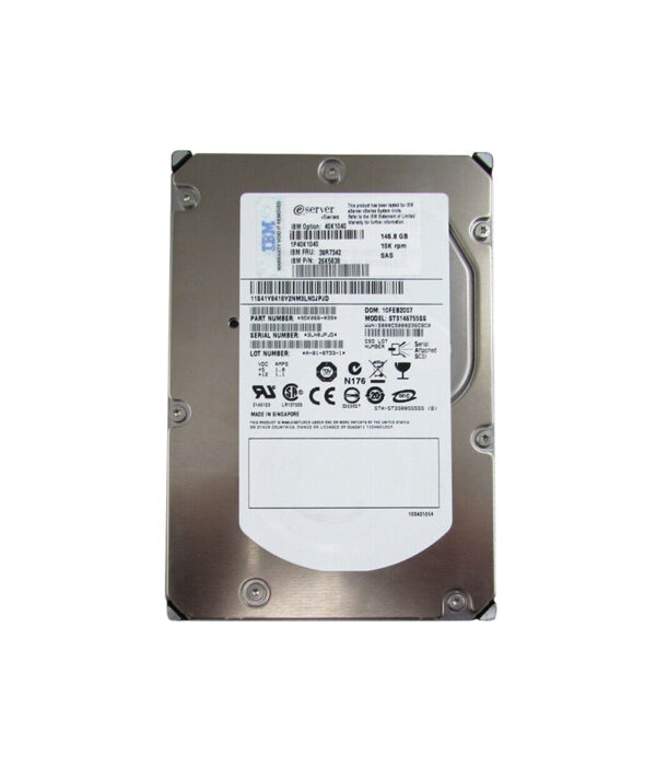 26K5838 - IBM 146GB 10000RPM SAS 3Gb/s Hot Swappable 3.5-Inch Hard Drive