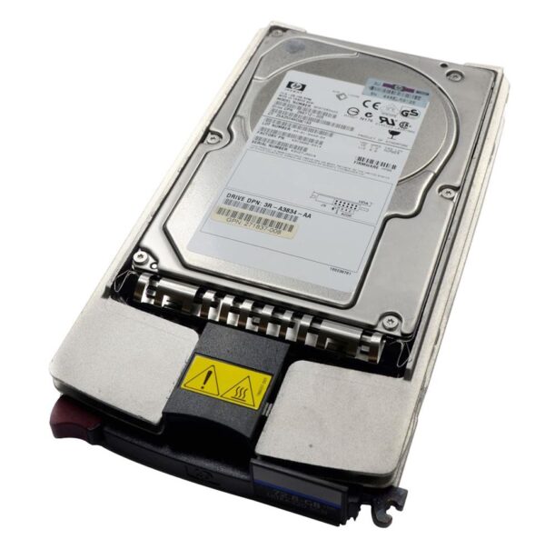 271837-008 - HP 72.8GB 10000RPM Ultra-320 SCSI Hot-Pluggable (LVD) 80-Pin 3.5-Inch Hard Drive with Tray for BL20p G1/BL20p G2/BL20p G3/BL25p/BL40p Server