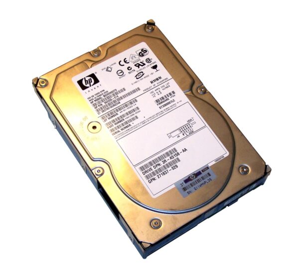271837-029 - HP 300GB 10000RPM Ultra-320 SCSI Hot-Pluggable (LVD) 80-Pin 3.5-Inch Hard Drive for BL20p G1/BL20p G2/BL20p G3/BL25p Server