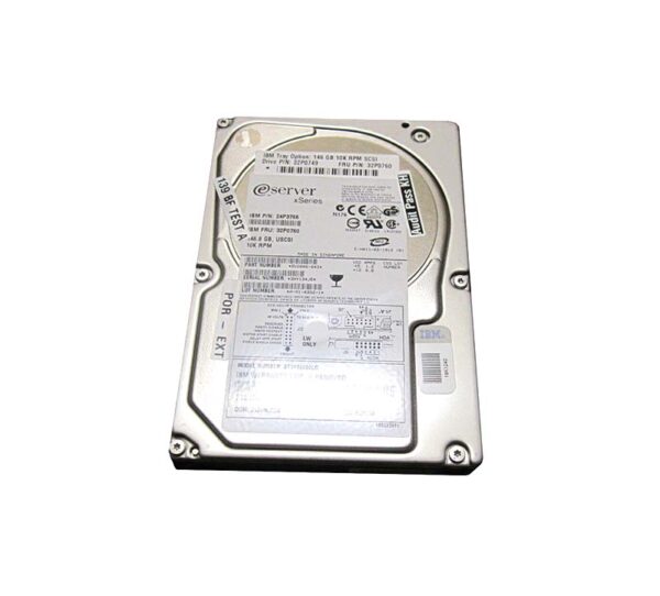 32P0760 - IBM 146.8GB 10000RPM Ultra160 SCSI Hot Swappable 3.5-Inch Hard Drive