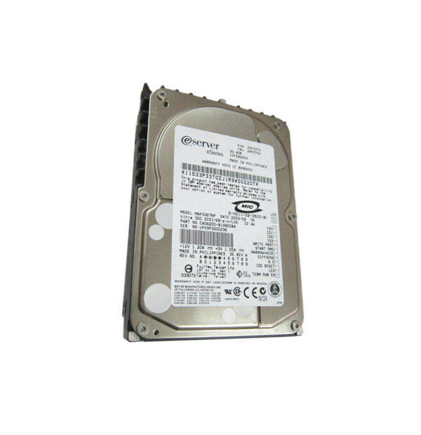 33P3374 - IBM 73.4GB 10000RPM Ultra320 SCSI 80-Pin Hot Swappable 8MB Cache 3.5-Inch Hard Drive with Tray