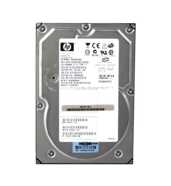 359667-001 - HP 250GB 10000RPM Fibre Channel 2Gb/s Hot-Pluggable 3.5-inch Hard Drive with Tray