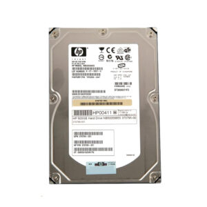 370795-001 - HP 500GB 7200RPM Fibre Channel 2Gb/s 8MB Cache Hot-Pluggable Dual Port 3.5-inch Hard Drive with Tray for StorageWorks EVA