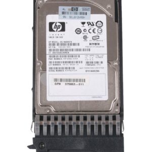 375863-011 - HP 146GB 10000RPM SAS 3Gb/s SFF Hot-Pluggable Single Port 2.5-inch Hard Drive with Tray