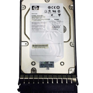375874-018 - HP 450GB 15000RPM SAS 3Gb/s 16MB Cache Hot-Pluggable Dual Port 3.5-inch Hard Drive with Tray