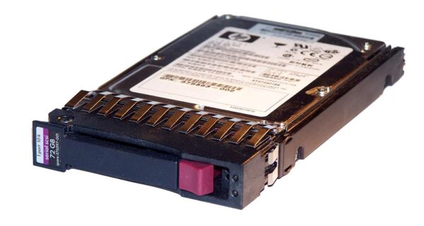 376597-001 - HP 72GB 10000RPM SAS 3Gb/s Hot Pluggable 8MB Cache SFF 2.5-Inch Hard Drive with Tray for ProLiant BL620c Gen7