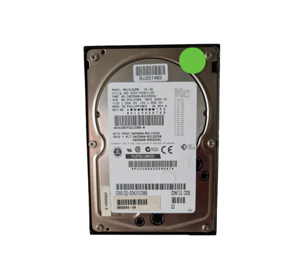 3900043-03 - Sun 18.2GB 10000RPM Ultra-160 SCSI 4MB Cache 80-Pin 3.5-Inch Hard Drive