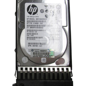 390158-022 - HP 1TB 7200RPM SATA 3Gb/s SFF 2.5-inch Midline Hard Drive with Tray for Gen1/7 ProLiant Server & Storage Array