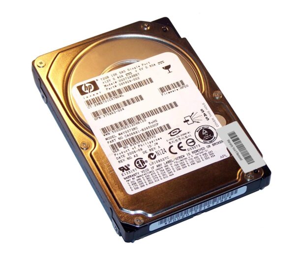 395924-002 - HP 72GB 10000RPM SAS 3Gb/s Hot Pluggable 8MB Cache SFF 2.5-Inch Hard Drive with Tray for ProLiant BL620c Gen7