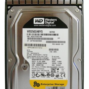 397377-012 - HP 250GB 7200RPM SATA 3Gb/s NCQ 32MB Cache LFF Hot-Pluggable 3.5-inch Hard Drive
