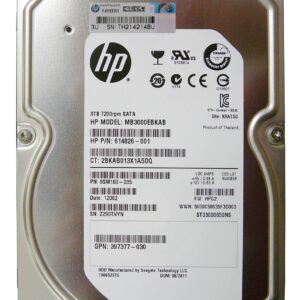 397377-030 - HP 3TB 7200RPM SATA 6Gb/s NCQ 64MB Cache 3.5-inch Midline Hard Drive