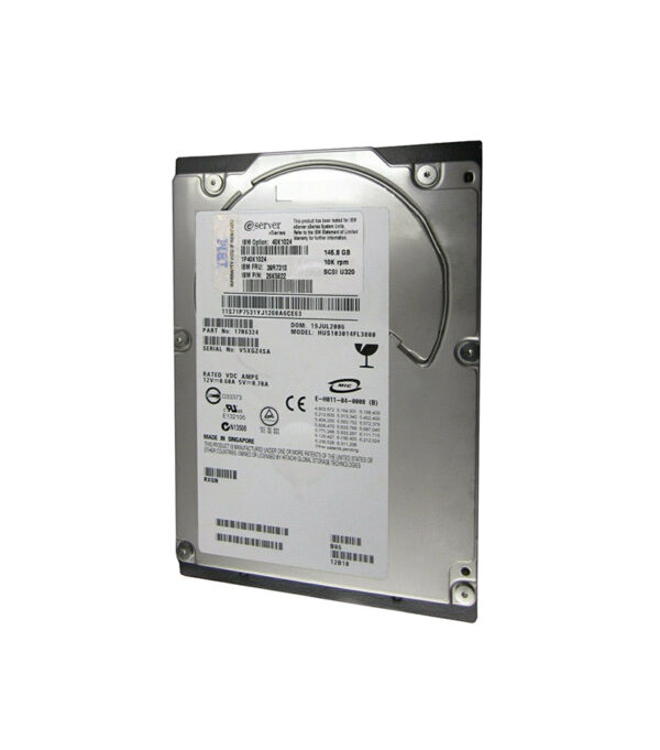 39R7310 - IBM 146GB 10000RPM Ultra320 SCSI 80-Pin 8MB Cache 3.5-Inch Hard Drive