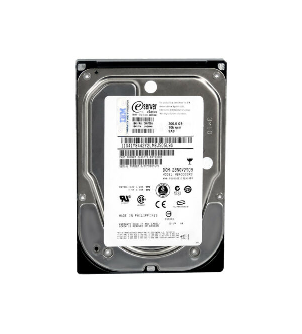 39R7356 - IBM 300GB 10000RPM SAS 3Gb/s Hot Swappable 16MB Cache 3.5-Inch Hard Drive