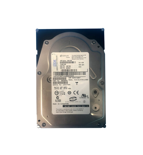 39R7360 - IBM 73GB 15000RPM SAS 3Gb/s Hot Swappable 8MB Cache 3.5-Inch Hard Drive