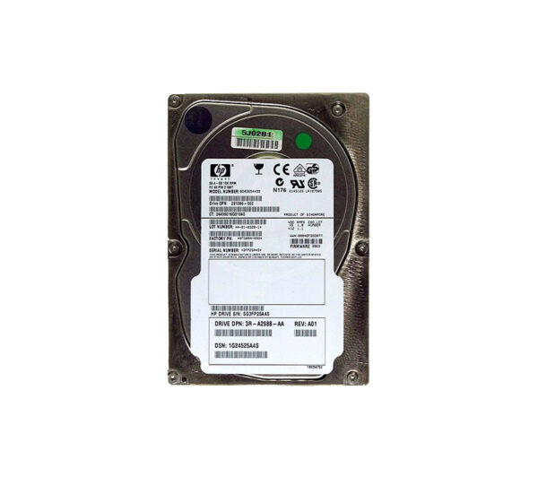 3R-A2988-AA - HP 36.4GB 10000RPM Fibre Channel 2Gb/s 8MB Cache Hot-Pluggable 3.5-inch Hard Drive