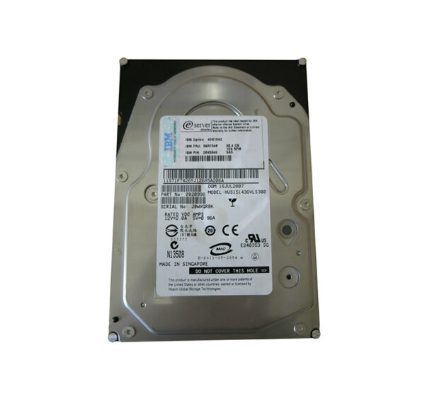 40K1042 - IBM 36.4GB 15000RPM SAS 3Gb/s Hot Swappable 16MB Cache 3.5-Inch Hard Drive for System x3650