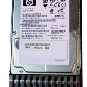 418373-003 - HP 73GB 15000RPM SAS 3GB/s Hot-Pluggable Single Port 2.5-inch Hard Drive