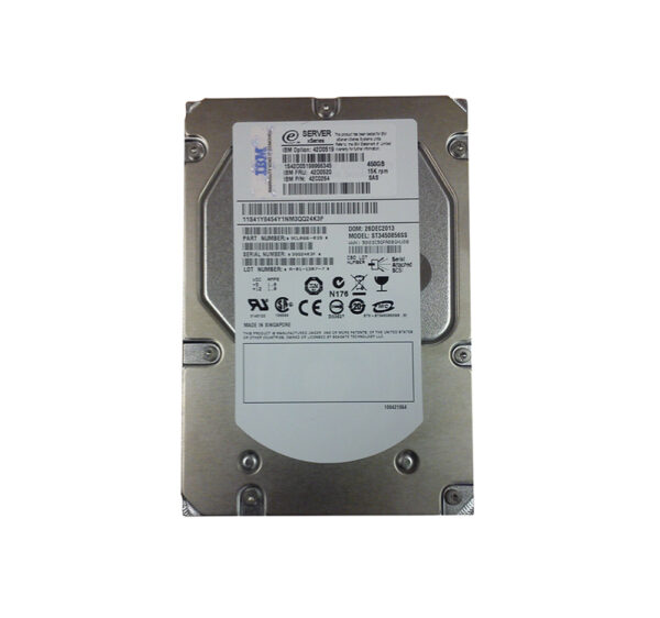 42D0520 - IBM 450GB 15000RPM SAS 3.5-Inch Hard Drive with Tray or System x32XX
