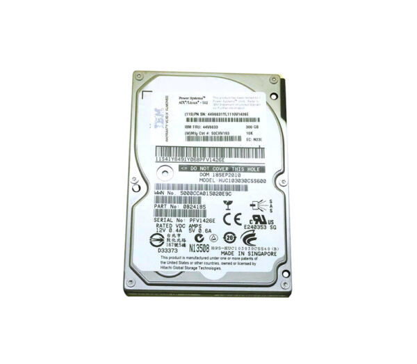44V6831 - IBM 300GB 10000RPM SAS 6Gb/s Hot-Swappable 16MB Cache 2.5-Inch Hard Drive