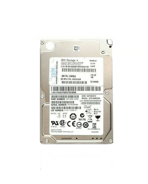 45W3869 - IBM 146GB 15000RPM SAS 6Gb/s Hot Swappable Hard Drive